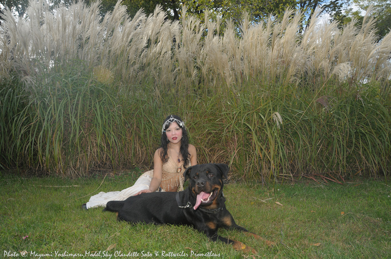 Female model photo shoot of Goddess Sky Claudette in Park