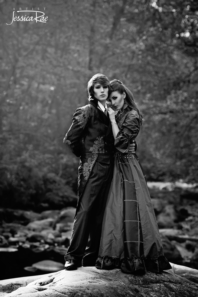 Female model photo shoot of Artist Jessica Rae and Dane Halo in Maple Ridge, BC
