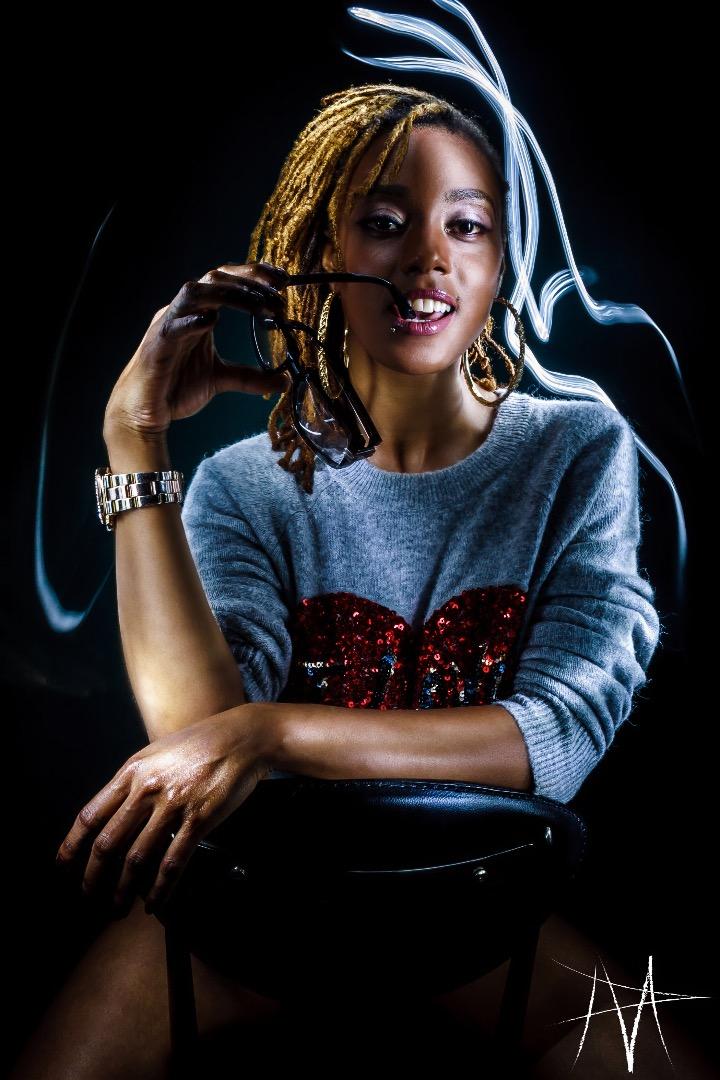 Female model photo shoot of Lexcee Diamond 
