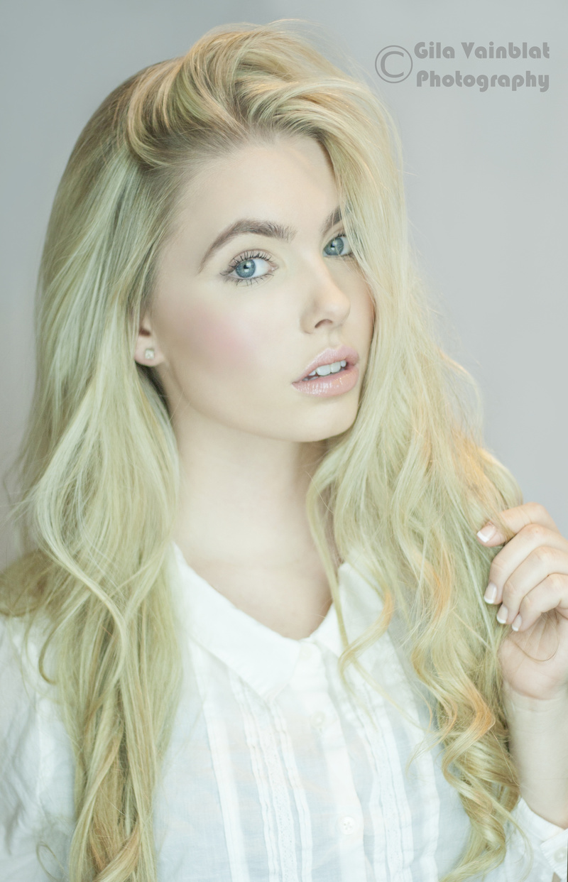 Female model photo shoot of Savannah Lisa, makeup by GILAVAIN