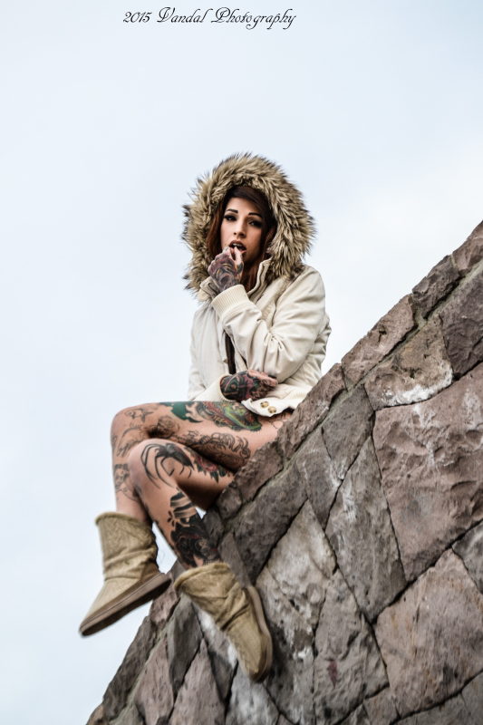 Male and Female model photo shoot of vandalizeyourmind and Angela Mazzanti in Denver, Colorado