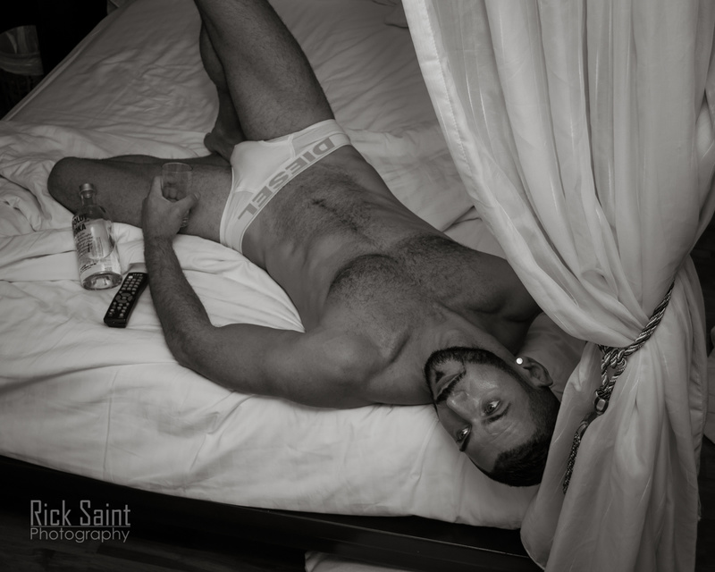 Male model photo shoot of Rick Saint 