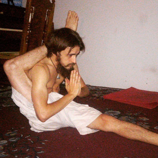 Male model photo shoot of The Yoga Teacher