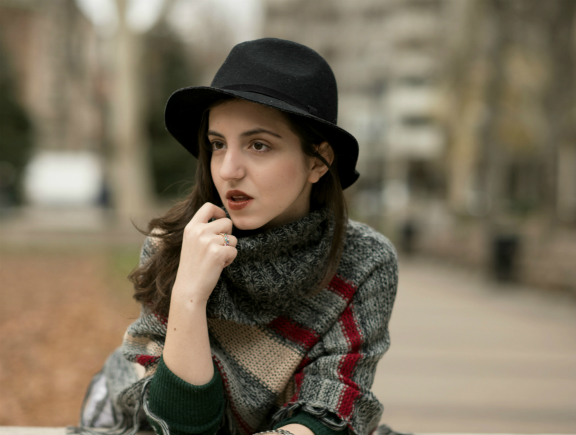 Female model photo shoot of Sara Toromani in Philadelphia, PA