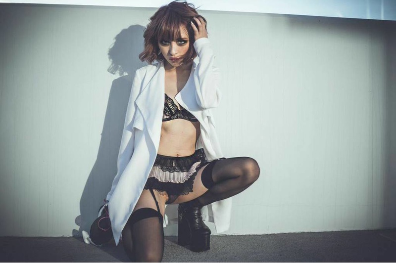 Female model photo shoot of Aeneas Miyabi in Las Vegas