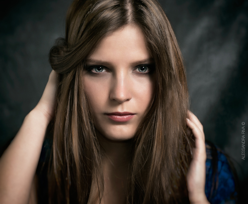 Female model photo shoot of Ilona Maria by Alessandra Riva in Milan