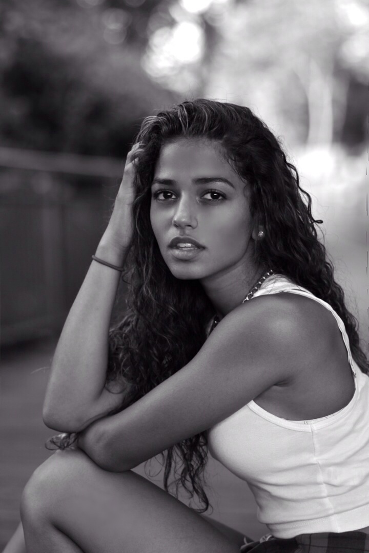 Female model photo shoot of Selena Ferrer in Downtown Chattanooga