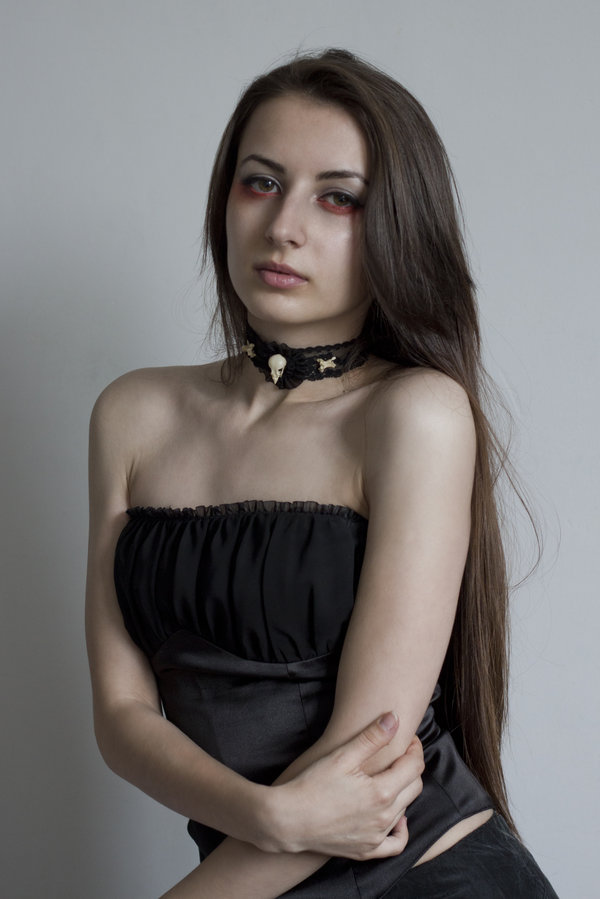 Female model photo shoot of Black Rose Wine