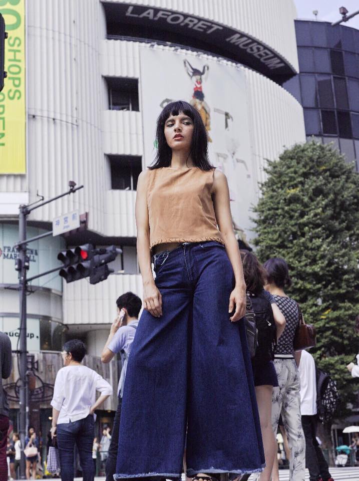 Female model photo shoot of Mariana Montes de Oca in Harajuku, Tokyo