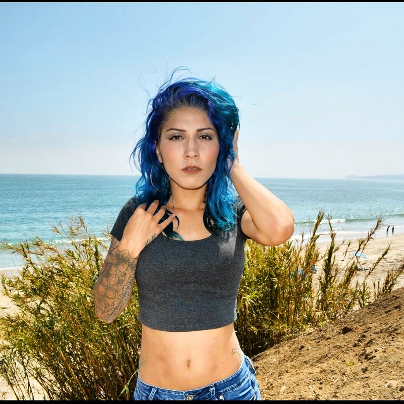 Female model photo shoot of Angel Blue  in Malibu Ca