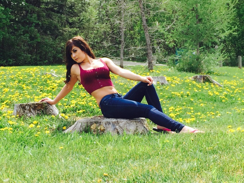 Female model photo shoot of Starci Blades in Red Deer