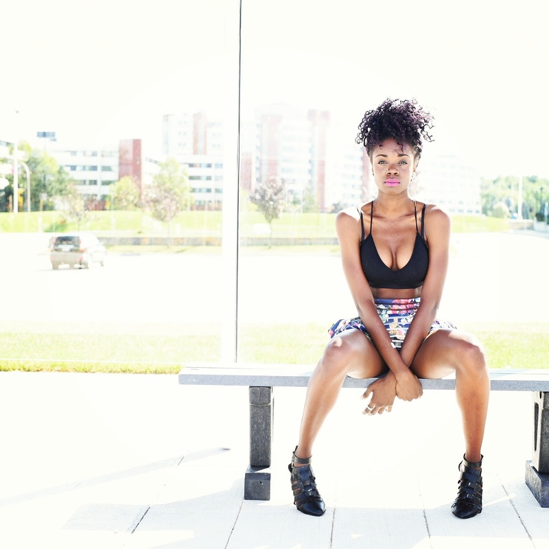 Female model photo shoot of NikkiSweetz by Tosin Photography in Humber College