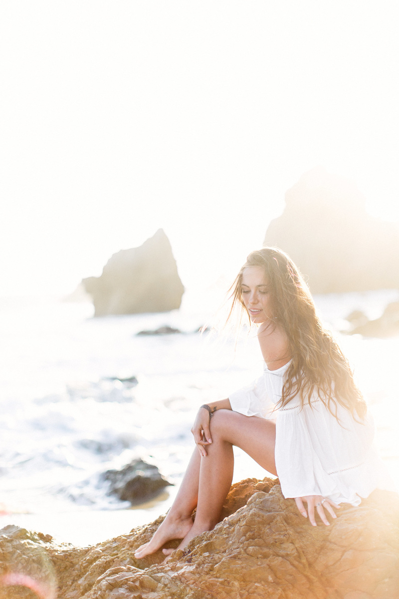 Female model photo shoot of Nina Brock by Lukegriffin in Malibu, CA