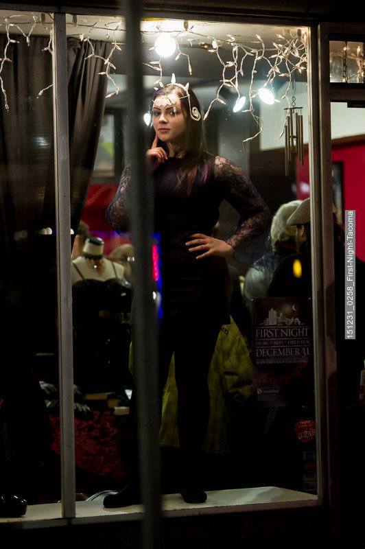 Female model photo shoot of Zoe Milas in Le Noir Bazaar