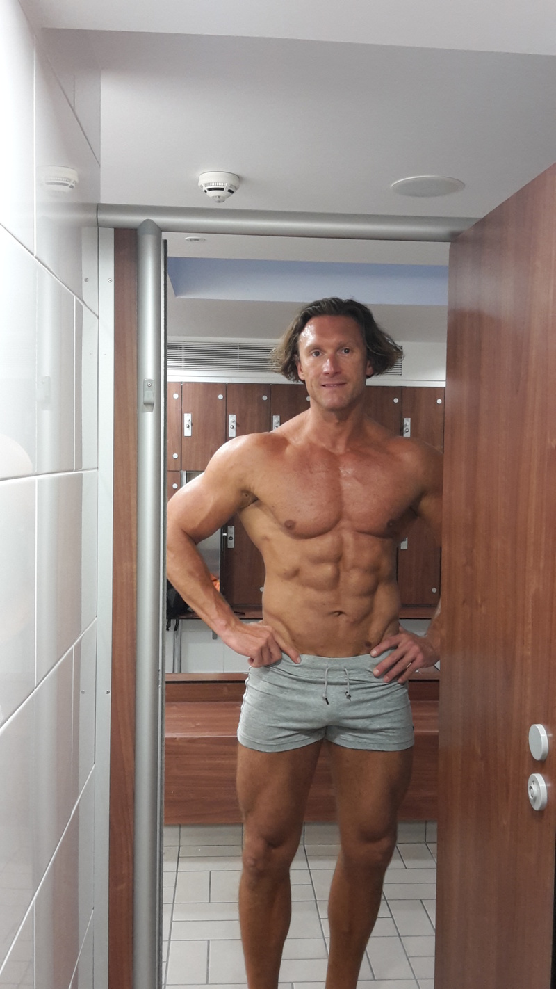 Male model photo shoot of fabio poland in gym london