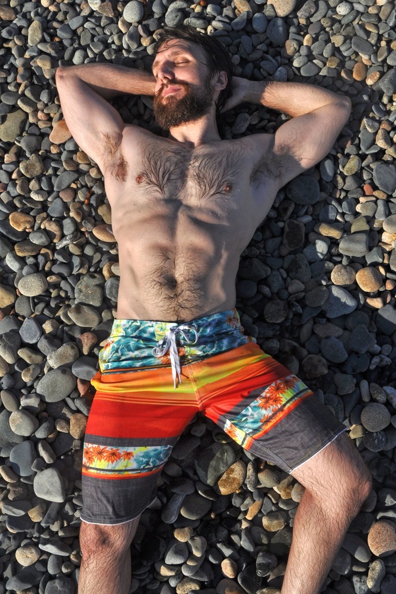 Male model photo shoot of swedeamerican by YogaBear Studio in San Onofre Beach, California