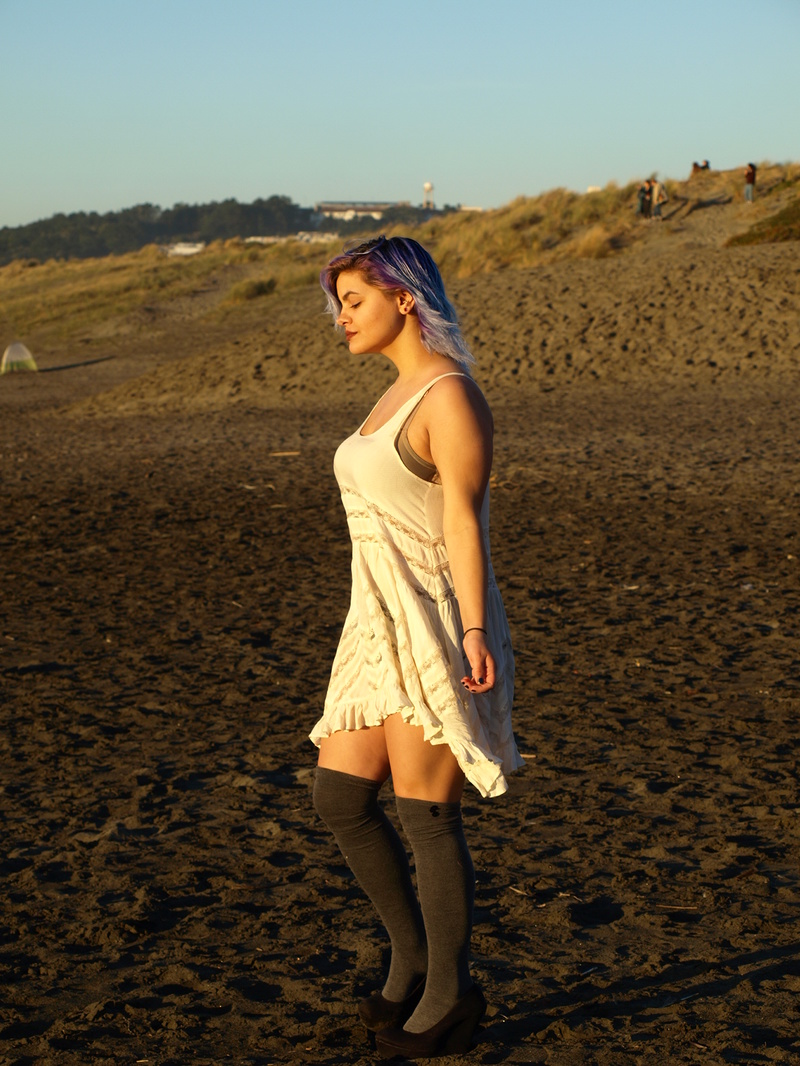 Female model photo shoot of cassandra rose  in Ocean Beach, San Francisco