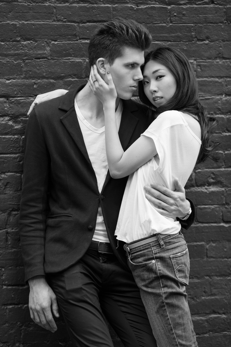 Male and Female model photo shoot of RyanTurner and Yolanda Jin by Erik Ng