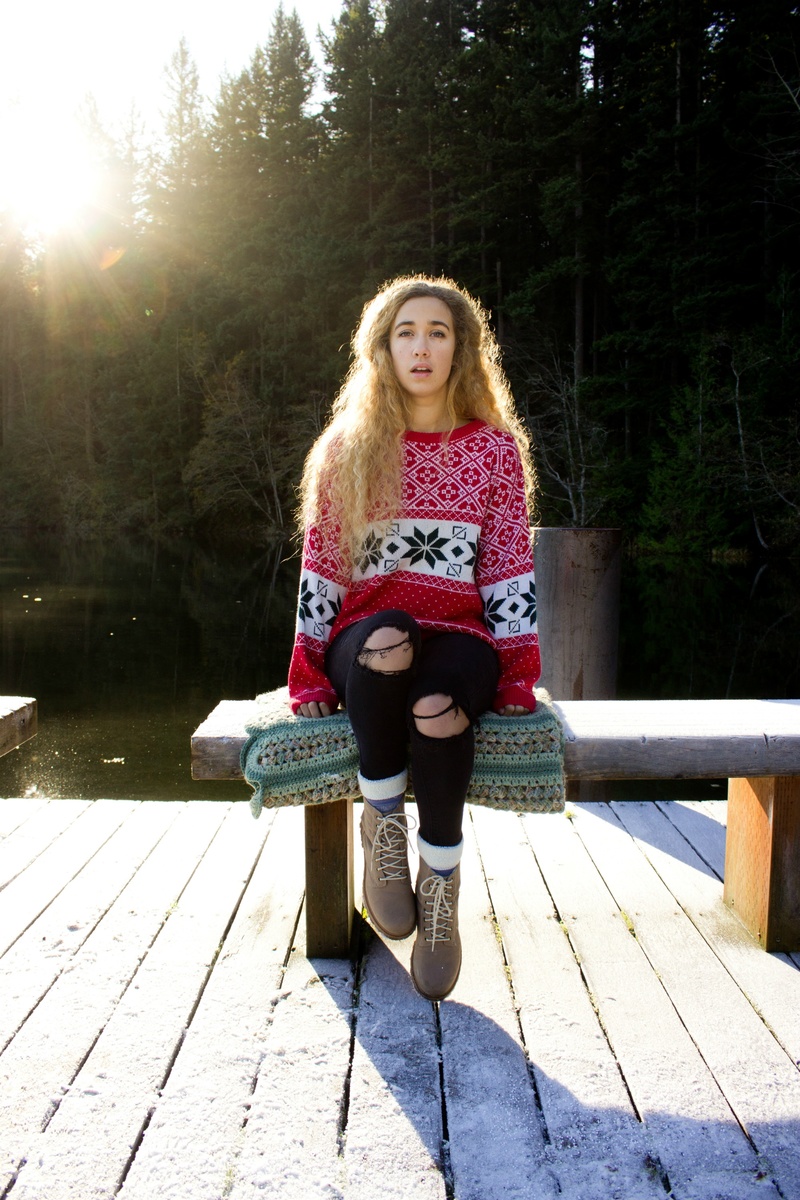 Female model photo shoot of AndreaMichellePhoto and Lydia Lee in Lake Padden, WA