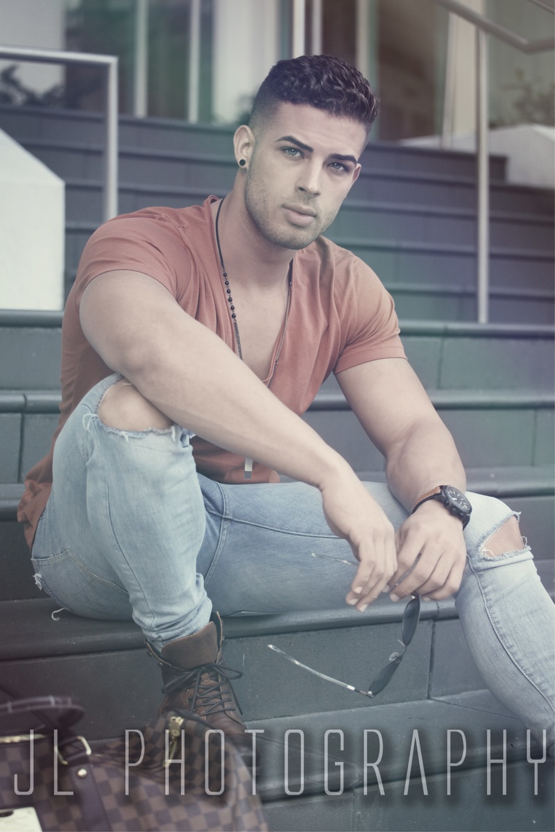 Male model photo shoot of Julio Arias