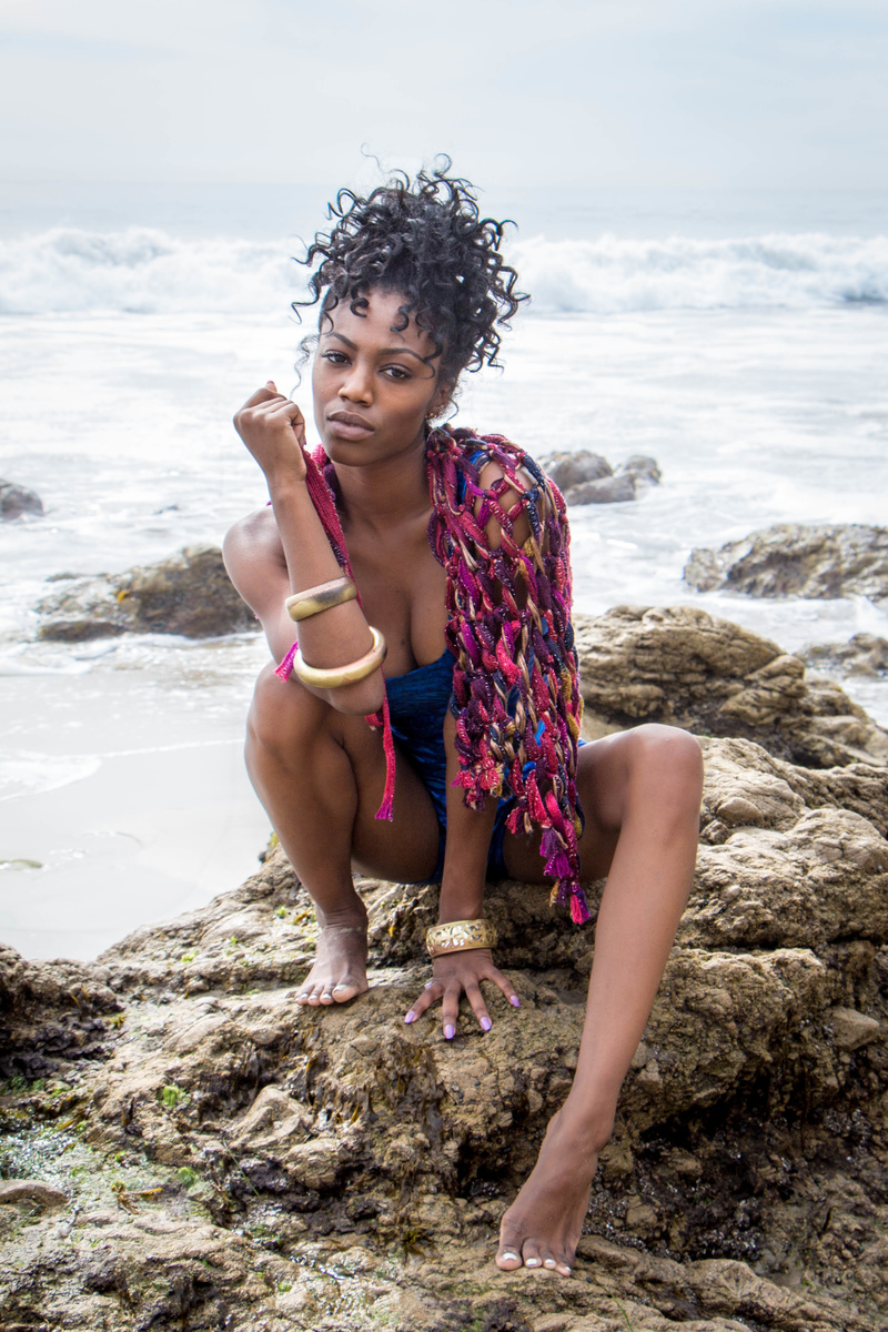 Female model photo shoot of Ashlees Photique in El Matador State Beach