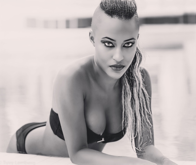 Female model photo shoot of Chantae Vetrice 007 in Miami Beach, FL