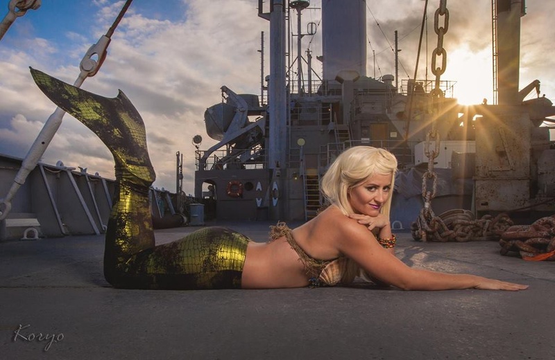 Female model photo shoot of Nicole Desiree Hays  in USS Victory
