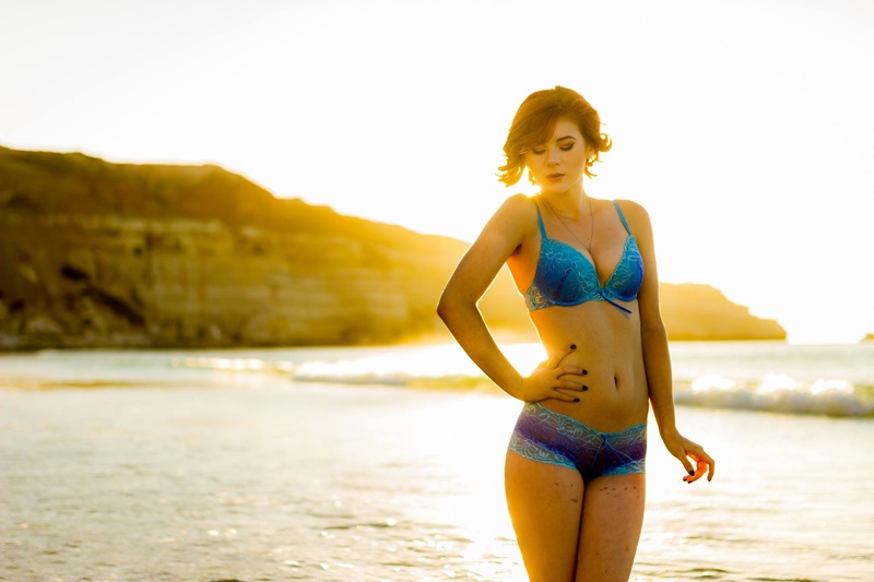 Female model photo shoot of Lillie-Rose in Maslins Beach, South Australia