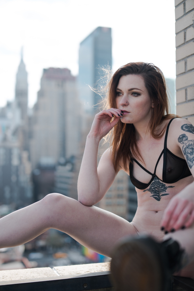Female model photo shoot of Torro in NYC