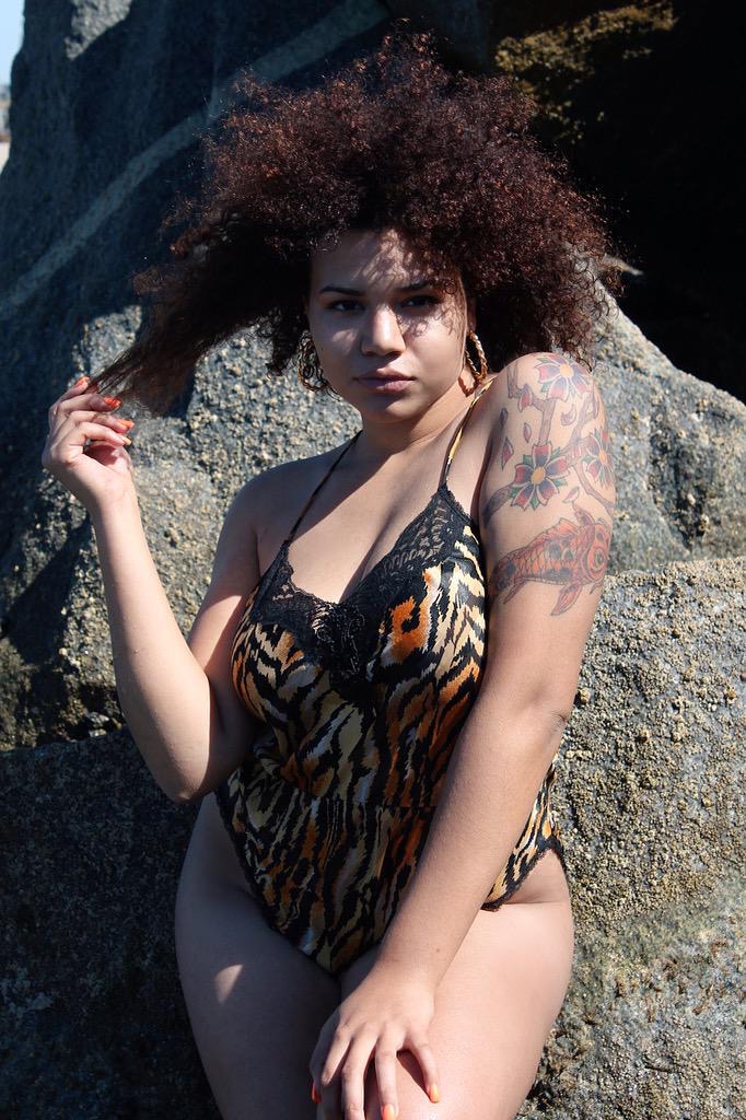 Female model photo shoot of Triimaguy in Venice, CA