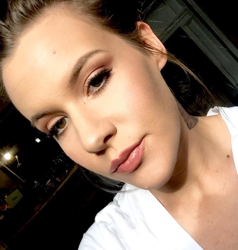 Female model photo shoot of Heather makeup artist 