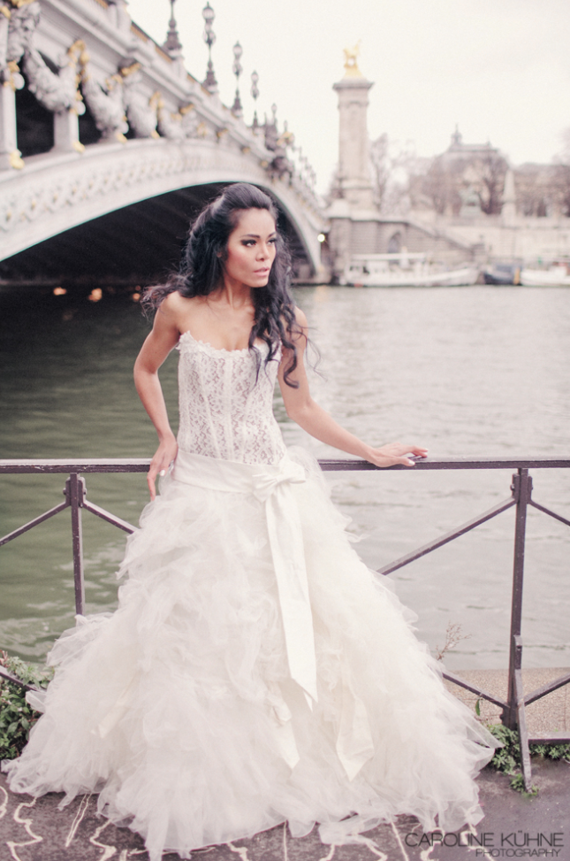Female model photo shoot of Josslyn keow by Aoline in Paris pont alexandre 3