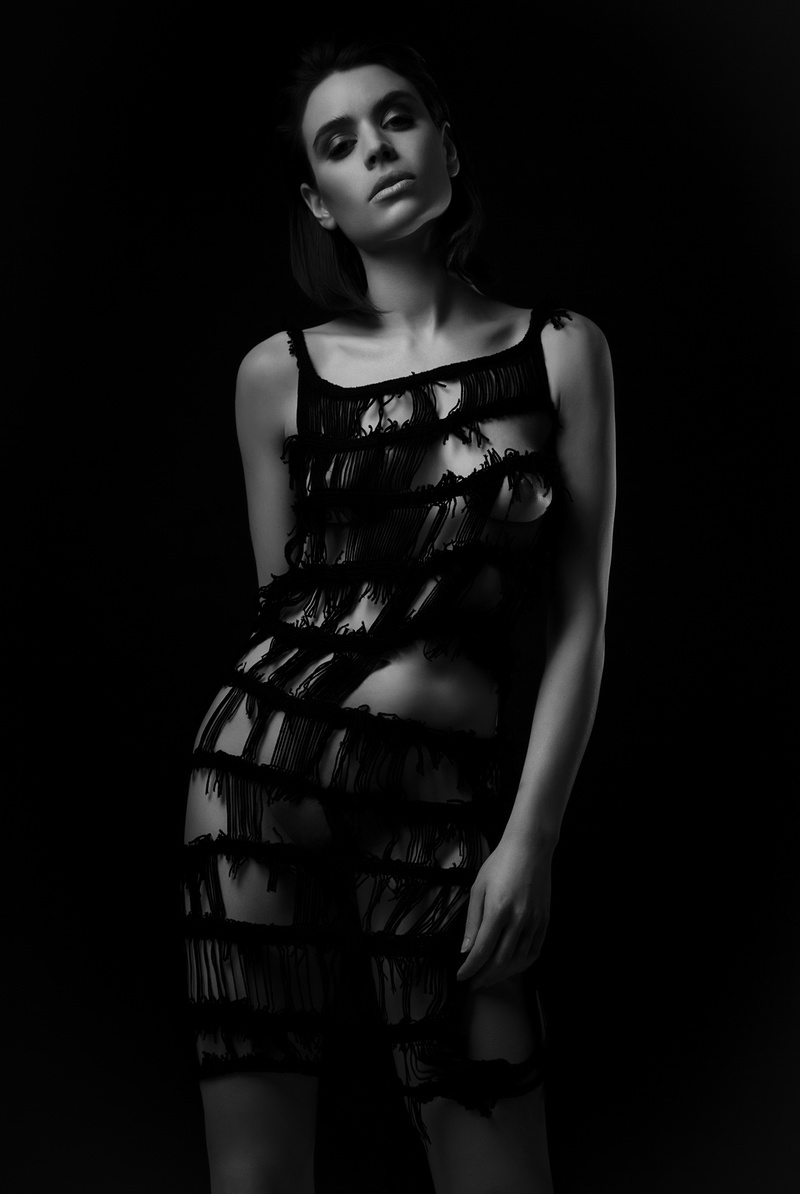 Female model photo shoot of Glass Visage