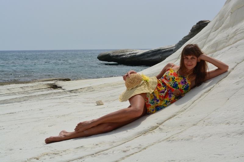 Female model photo shoot of Yuliannna in Cyprus
