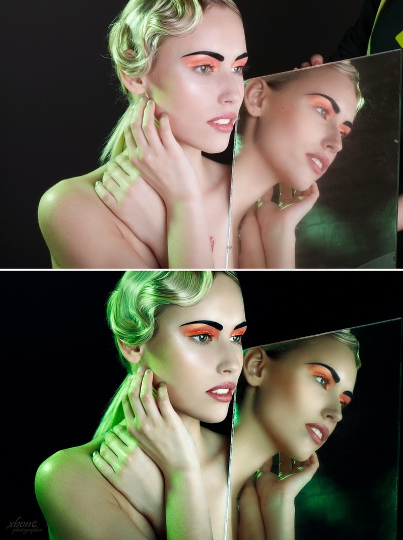 Female model photo shoot of xbone-retouch