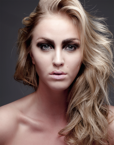 Female model photo shoot of MiaVictoria by Tariq Tarey, makeup by Luxyface