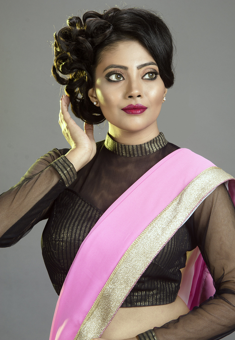 Female model photo shoot of Pritha Bose in Calcutta
