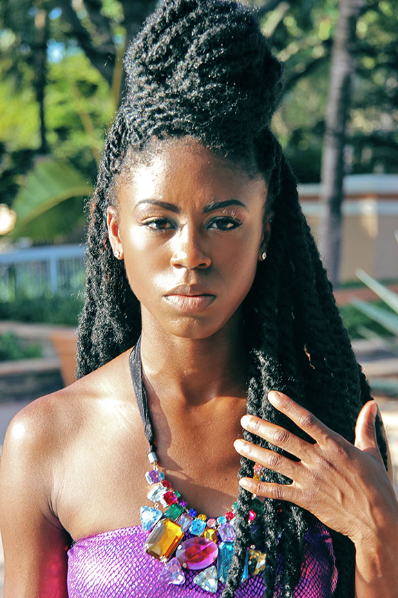 Female model photo shoot of Anthea Rolle in South Florida
