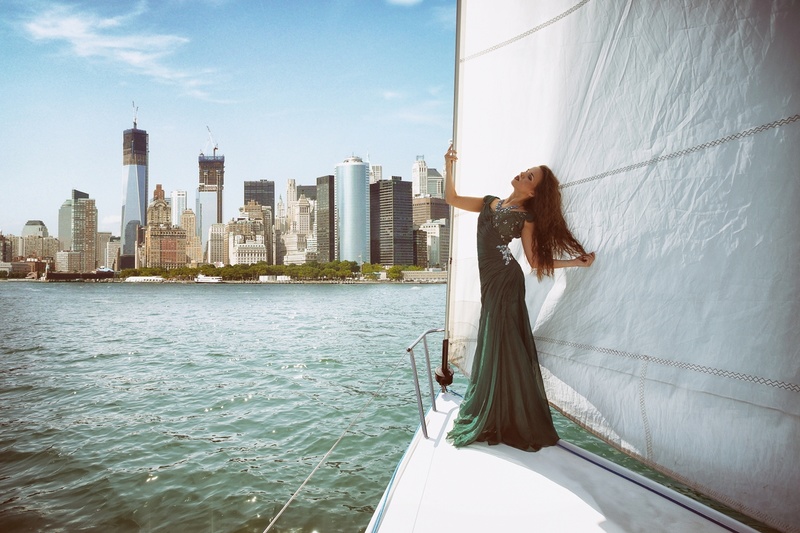 Female model photo shoot of Darya Gritsyuk in NYC