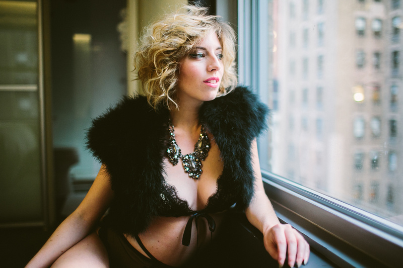 Female model photo shoot of Evgenia Ribinik in New York