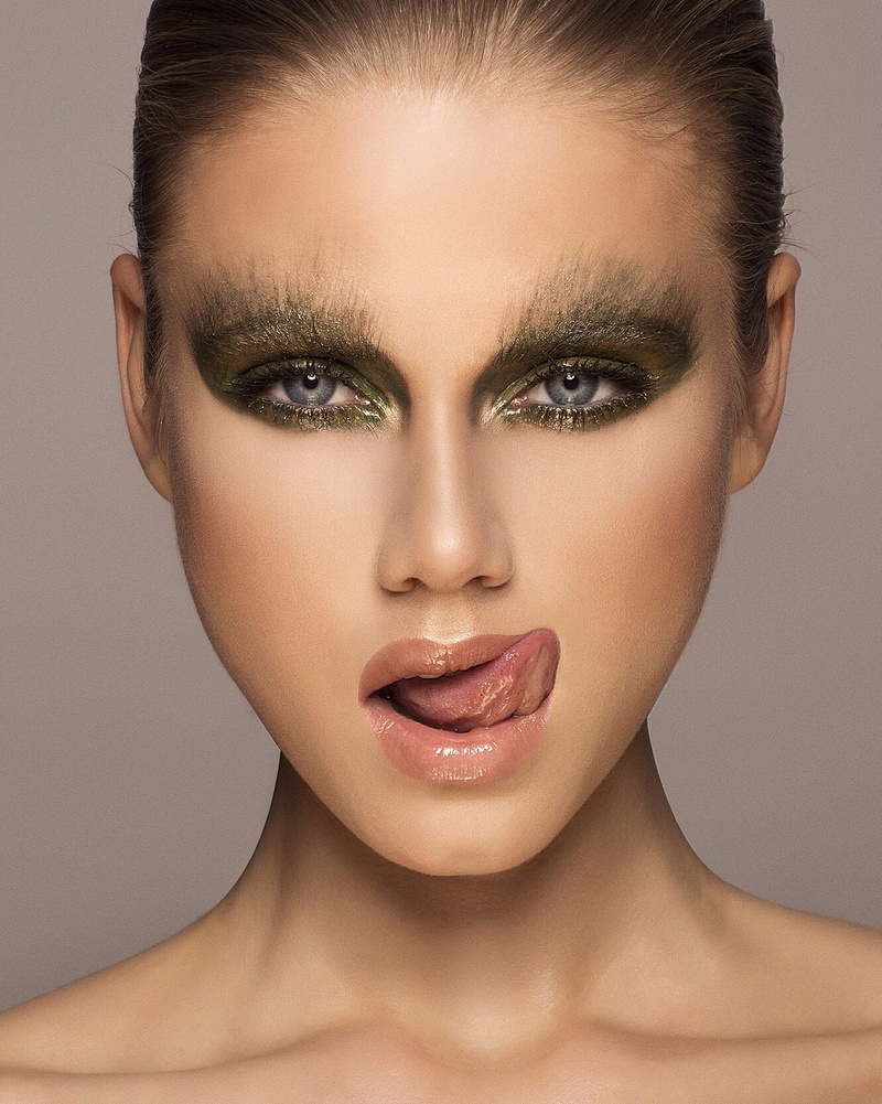 Female model photo shoot of Candace Nicolle make-up in London