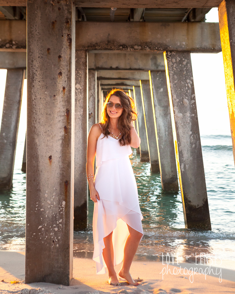 Female model photo shoot of Rebecca Flanery in Naples Pier