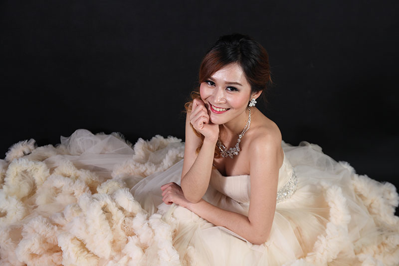 Female model photo shoot of inah chen in jakarta