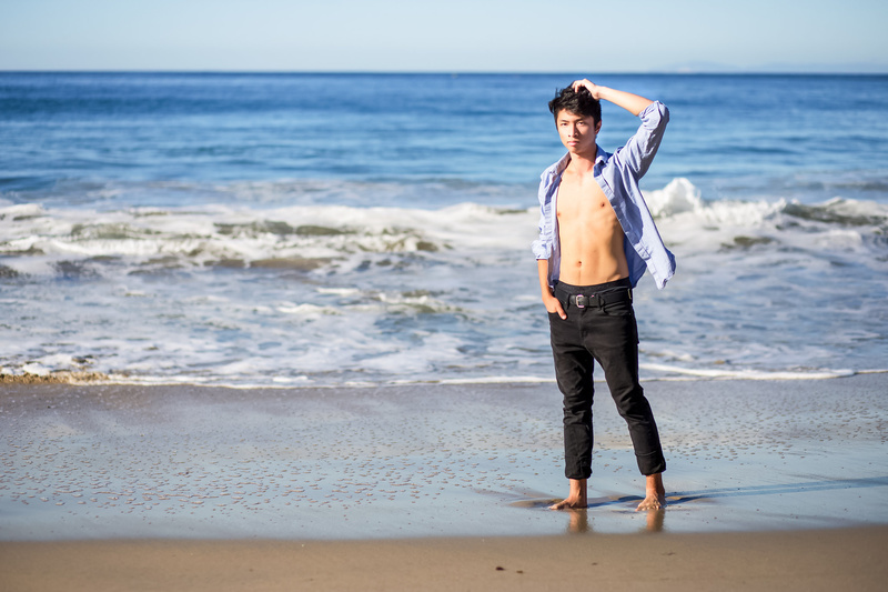 Male model photo shoot of Wesley Phillip Han  in Salt Creek