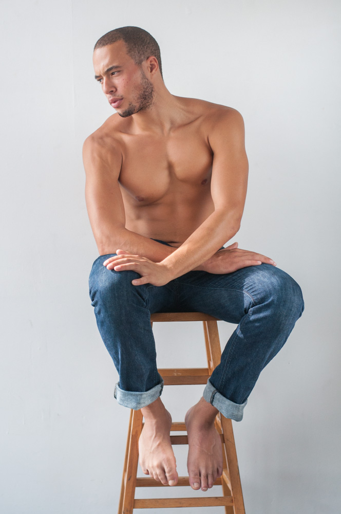 Male model photo shoot of Jemar Michael in Downtown Los Angeles