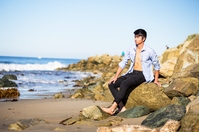 Male model photo shoot of Wesley Phillip Han  in Salt Creek