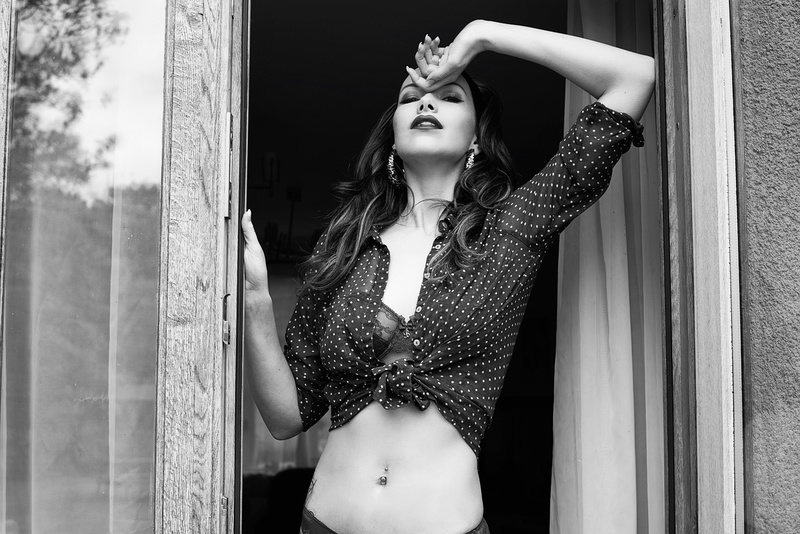 Female model photo shoot of Carla Monaco Creative 
