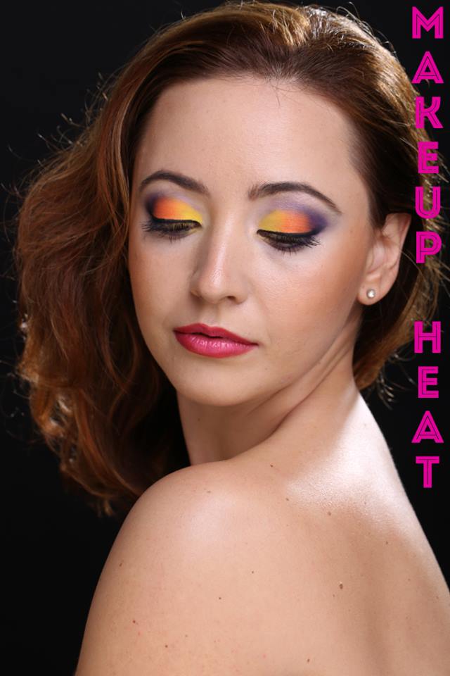Female model photo shoot of MakeUp Heat Alina Anton in Bucharest