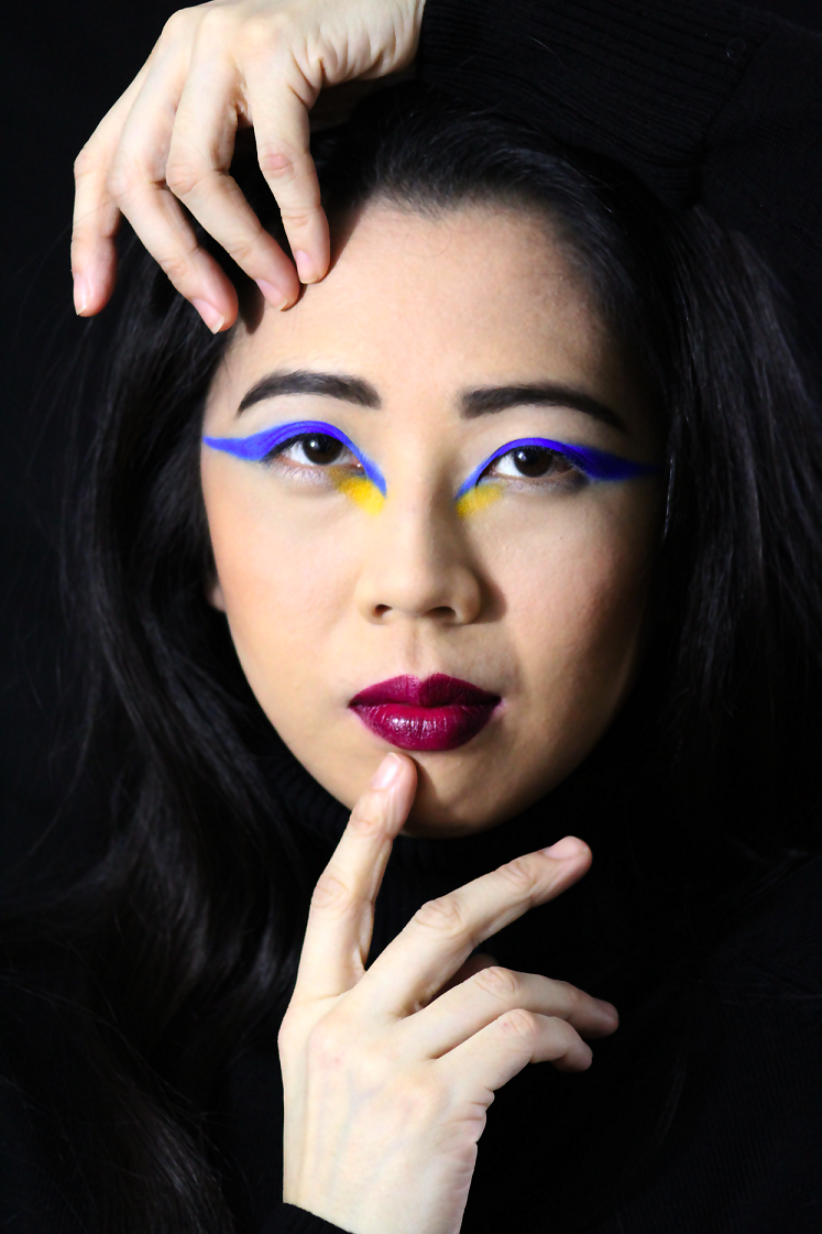 Female model photo shoot of cherished photography in Instudio, makeup by KWATTMAKEUP
