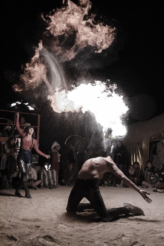 Male model photo shoot of kavan otoole in Burning Man